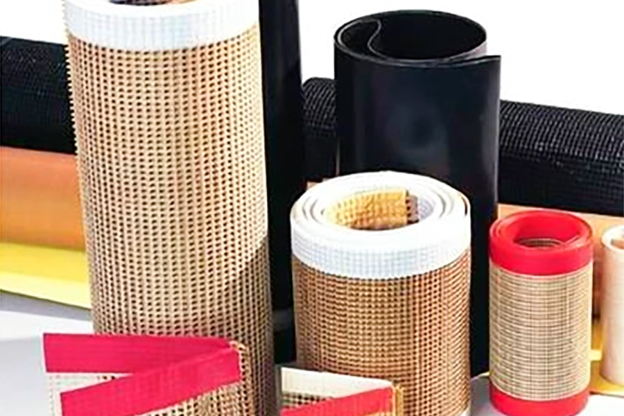 تسمه مش PTFE تسمه نقاله مش PTFE مقاوم در برابر درجه حرارت بالا